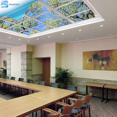 China Contemporary AUXOSKY daily production capacity1000pcs led skylight lighting led panel 120x60 led light desk for sale