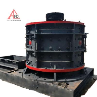 China High Efficiency Mining Rock Mining Crusher / Vertical Compound Compound Crusher Well Forming Effect for sale