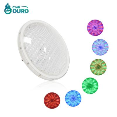 China Resort/gym center/villa/playground 12v 24v Par56 color underwater lights 16 under water pool led pool light RGB lamp for sale