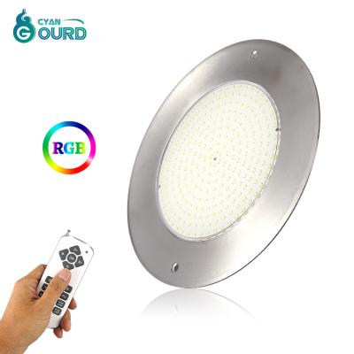 China Resort center/gym/hotel warm white Price Submersible Slim SMD2835 RGB villa/playground manufacturer outside LED pool lights for sale