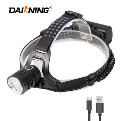 China 2021 DAINING USB Outdoor Rechargeable Camping/Rise/Hunting/Cycling Headlight with 1 LED for sale