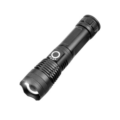 China Best Selling Outdoor Camping Hiking Hiking Portable Camping Hunting Waterproof IPX5 Waterproof Tactical High Lumen USB Rechargeable LED Flashlight for sale