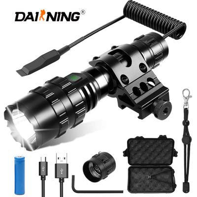 China Best Selling USB Outdoor Camping Hiking Rechargeable Led Flashlight High Energy Portable Waterproof Powerful Tactical Super Bright Torch for sale