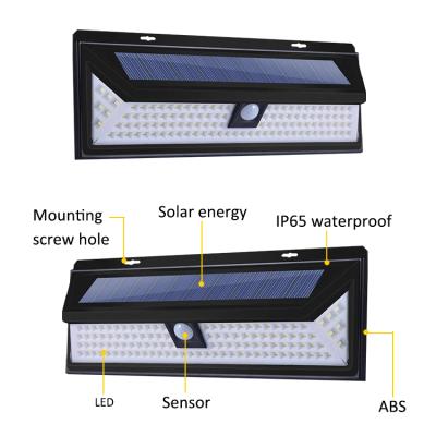 China 2021 New Style Solar Collector Outdoor Power Light Wall Mounted Long Time Head Garden Waterproof High Power Solar Light for sale