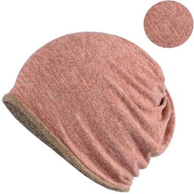 China COMMON Winter Knit Beanie Hats For Women Cashmere Wool Blend Soft Warm Knitted Skully Beanies Slouchy Hat for sale