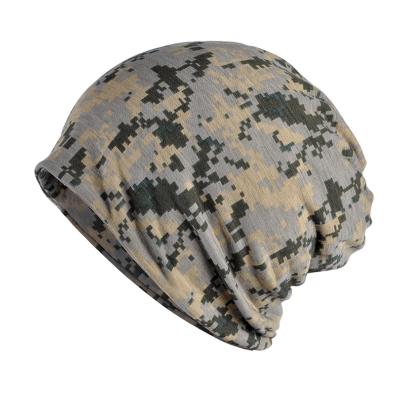 China Wholesale Cheap COMMON Camouflage Printed Women's Chemo Cap Beanies for sale