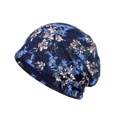 China Promotional Wholesale Lace COMMON Beanie Bonnet Chemo Cap for Cancer Patients for sale