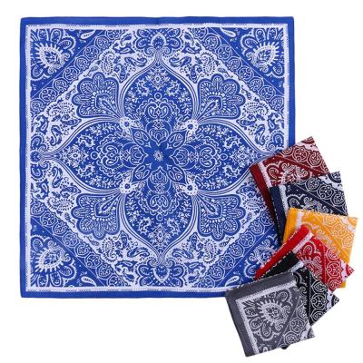 China Cheap Wholesale Promotional High Quality Square Sale Custom Bandana Breathable Material for sale