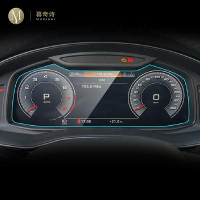 China GPS For Audi Q7 Q8 SQ8 Car Tachometer Film LED Screen Tempered Glass Protective Film Anti-scratch Film Accessories Refit 2019-2021 for sale