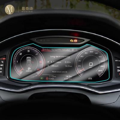 China GPS For Audi A6 A7 C7 4G8 2019-2021 Car Tachometer film LED Screen Tempered Glass Protective Film Anti-scratch film Accessories for sale