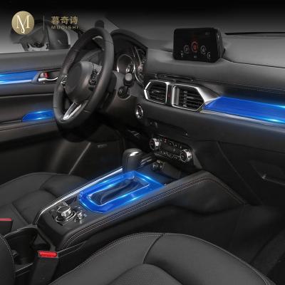 China Interior Clear Film Anti-scratch Protective Film Car Center Console TPU Repair Accessory Refit For Mazda CX-5 2017-2021 for sale