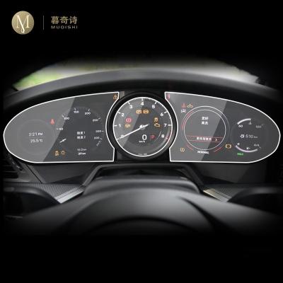 China Transparent Tachometer Car Tachometer LED Film TPU Screen Protective Film Anti-scratch Film Accessories For Porsche 911 2019-2021 for sale