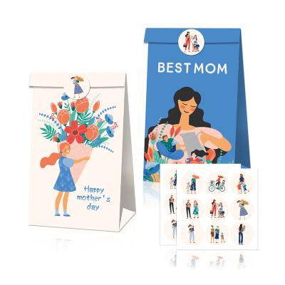 China Gift & Craft Xindeli LB088 Best of Party Decoration Happy Mother's Day Mum Paper Bag For Gift Candy Cookie Packaging for sale