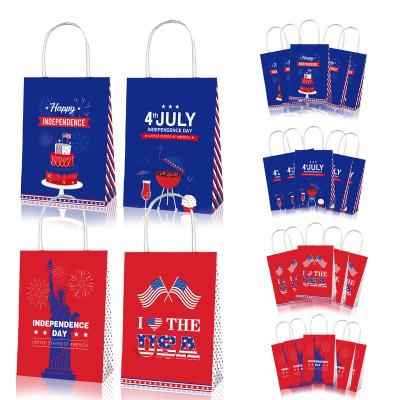 China Recycled Materials Xindeli BD127 Independence Day Party Paper Bags Decoration Candy Craft Bags Party Supplies for sale