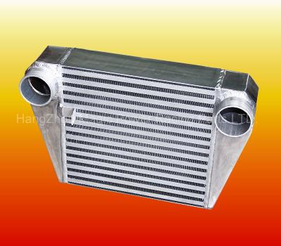 China aluminum core and pipes Mazda RX7 wrap / street turbo aluminum intercooler for sale