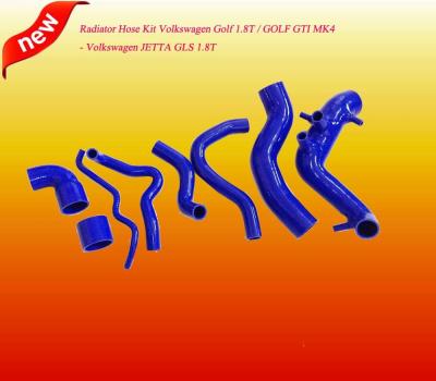 China Silicone Car Silicone Radiator Hose Kit For Volkswagen Golf 99-06 / GTI Mk4 1.8T Turbo for sale