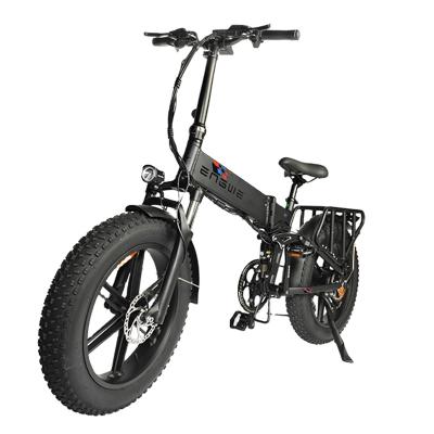 China Multifunctional European warehouse| ENGWE | 48V12.8A 20*4.0 Full Tire Fat Bike 750W 45KM/H Mountain Snow Ebike Powerful Bike 8 Speeds Throttle for sale