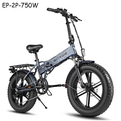 China Aluminum alloy electric powerful fat bike 48V12.8A 20*4.0 fat bike 750W motor bicycle 45KM/H mountain/snow ebike ENGWE for sale