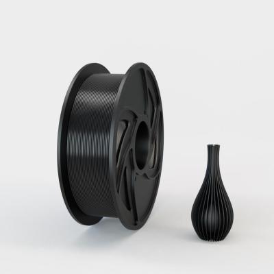 China Dimensional Accuracy +/- 0.02 mm 1 kg Spool 1.75mm PETG Filament 3D Printer Filament Black PLA 1 kg for sale