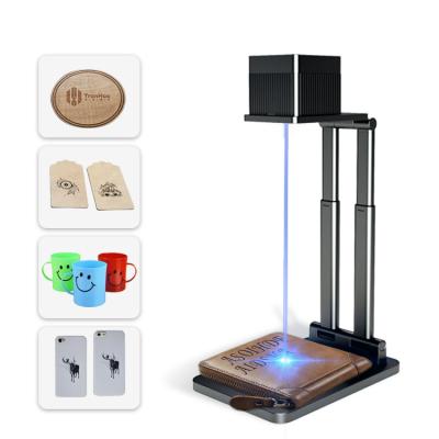 China 3D Amazon Mini Portable Laser Engraver Machine, 100*100 mm Engraving Size for Leather, Paper, Plastic, Plywood, Rubber, Wood for sale