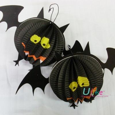 China 2014 Europe decoration classic Halloween decoration spider and pumpkin pattern Halloween paper lantern for kids holloween for sale