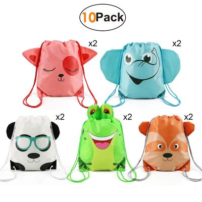 China Europe Kids Party Supplies Favors Bags Drawstring Backpack String Bag For Girls Boys for sale