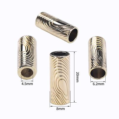 China New Style Custom Metal Garment Rope End Rope Cord End Stopper For Swimwear for sale