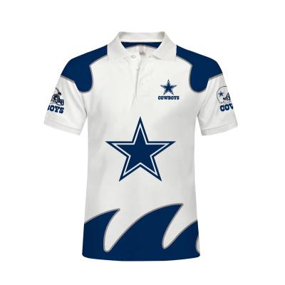 China Custom Anti-Wrinkle Sport Polo T-shirt Men Full Hoodie Sublimation Polo Shirt for sale