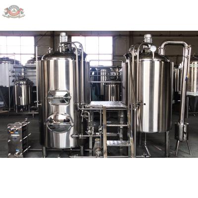 China Hotels 200L Full Automatic Mini Control Brewpub Craft Beer Equipment for sale