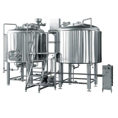 China Hotels 1000L Micro Beer Brewing Equipment for Microbrewery with 3 Vessels Food Grade Stainless Steel Brewhouse for sale