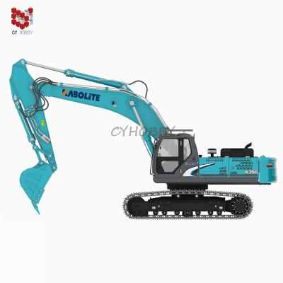 China RC Model HUINA K350 KABOLITE K350 1/14 Full Metal Hydraulic RC Die Cast Excavator Model Total Weigh 28 Kg for sale