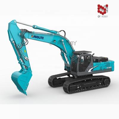 China RC Model KABOLITE K350 HUINA K350 1/14 Full Metal Hydraulic RC Die Cast Excavator Model Total Weigh 28 Kg for sale