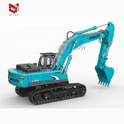 China RC Model HUINA K350 KABOLITE K350 1/14 Full Metal Hydraulic RC Die Cast Excavator Model Total Weigh 28 Kg for sale