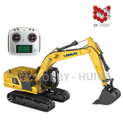 China RC Model HUINA K336GC 336GC KABOLITE K336GC 1/14 Full Metal RC 23 Channel Hydraulic Die Cast Excavator Model for sale