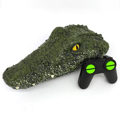 China 2020 Newest RC 2.4GHz 4CH Hobby crocodile boat remote control rc animal toys with 15KM/H speed for sale