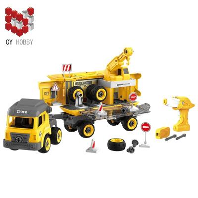 China Light& DIY Radio Control Building Block Of City Truck Series RC Vehicle Toys For Kid for sale