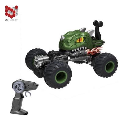 China RC Truck Remote Control Hobby CY-FD22161 2.4G Dump Stunt Rolling Car With Light for sale