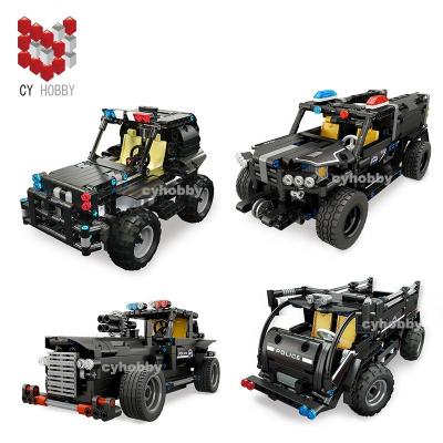 China Educational Armored Toy MOLD KING Building Block 336pcs DIY Patrol Vehicle Toys Blcok Set for sale