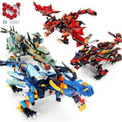 China Toy Mold King Building Block 410pcs RC DIY Dragon Educational Toys With App Management Block Set for sale