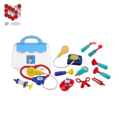 China ABS Good Quality Pretend Play Doctor Medical Set Kit Educational Toys With Case Box for sale