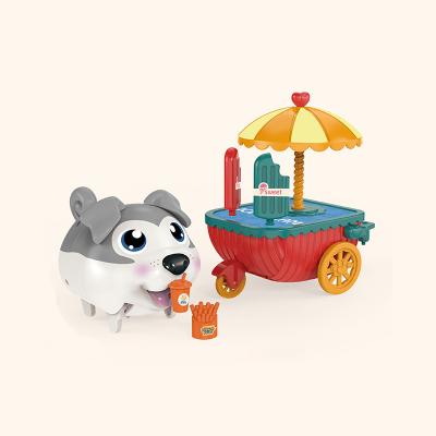 China Baby Toys Baby Toys Electric Dog Toys Set Doggie House With Voice Activated for sale