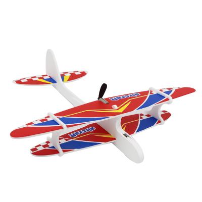 China Hot Selling Plastic Flying Planes Toy Light Electric Launch Flat Plane With High Quality for sale