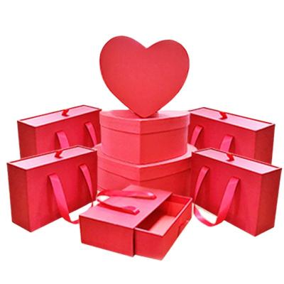 China High quality recyclable valentine gift box customization wedding gift box packaging for sale