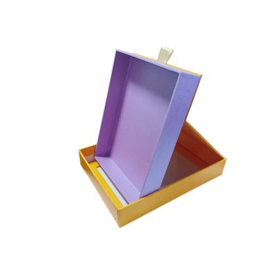 China Handmade Support Customized Services Like Newly Sliding Creative Folding Cardboard Rigid Empty Draw Of Gift Boxes for sale