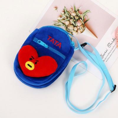 China Children Invent Purse BTSs Cartoon Plush Lovely Key Chain Children's Key Chain for sale