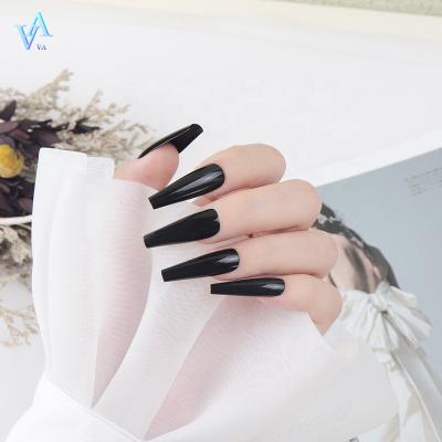 China Design New 24 Pieces Boxed Mixed Color Ballet Wear Nails Coffin False Nails Press On Nail for sale