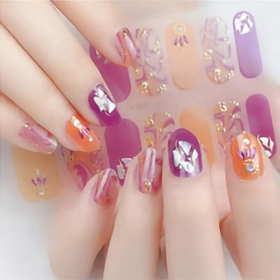 China Easy to Apply and Remove Wholesale Personal Custom Decoration Nail Art Sticker Nail Wraps Eco-Friendly 3d Beauty Care and Safety for sale