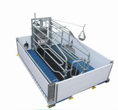 China Aggregate Farms Management Equipment Hot Galvanized Feeding Farrow Crate For Pigs for sale