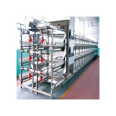 China Farms aluminum zinc plate factory outlet brood h type stacked cage for China poultry farms for sale