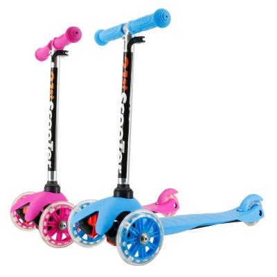 China Easy Design Customized Scooter With Flashing Spark PP Kids Scooter 3 PU Wheel For Kids for sale